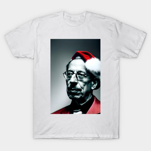 Santa Stravinsky (Celebrity Christmas) T-Shirt by robsteadman